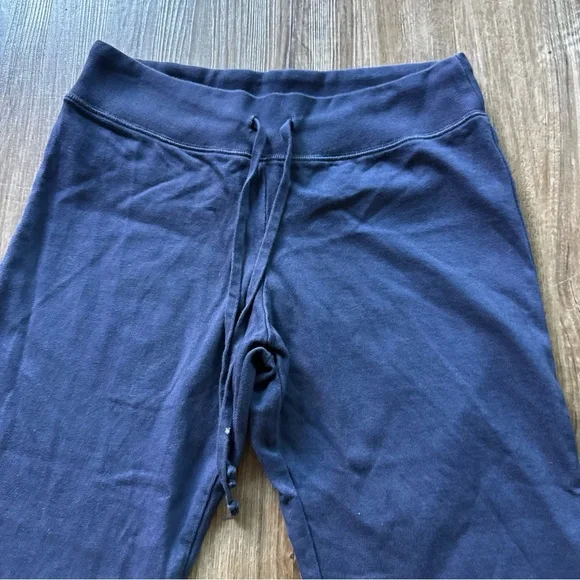 Brandy Melville Navy Blue Flared Pants size small - Picture 3 of 6